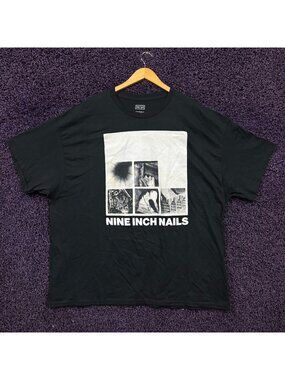 Nine Inch Nails Black and White collage T-Shirt Size XXXL